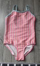Zara Kids Girls Neon One Piece Swimsuit Size 8-9 Adjustable Straps Worn Once!...