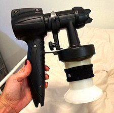 MaxiMist Spray Tan Gun W Cup Connector Extra Gun Adjustable Black