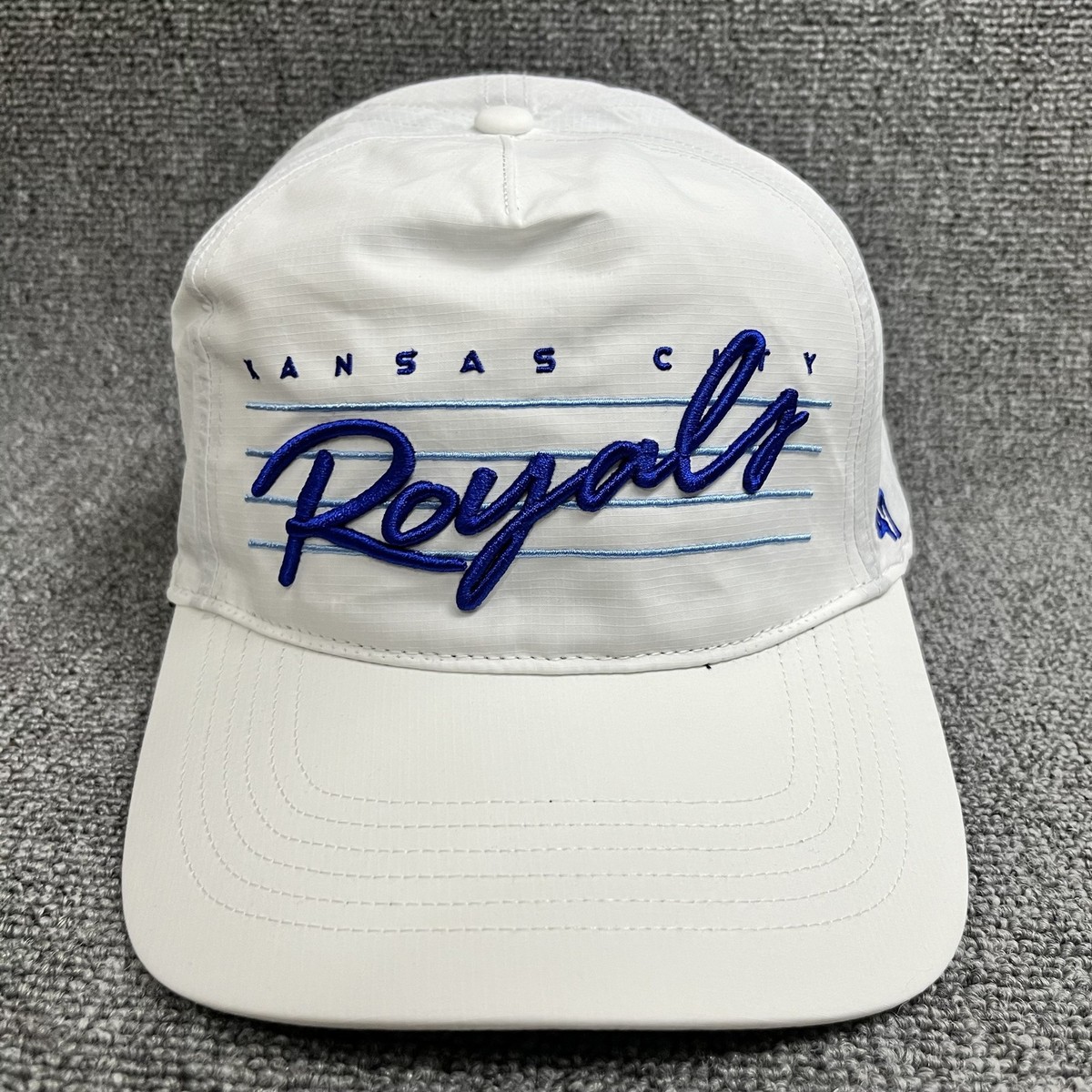 New '47 Kansas City Royals White Ripstop Snapback Hat Adjustable Cap