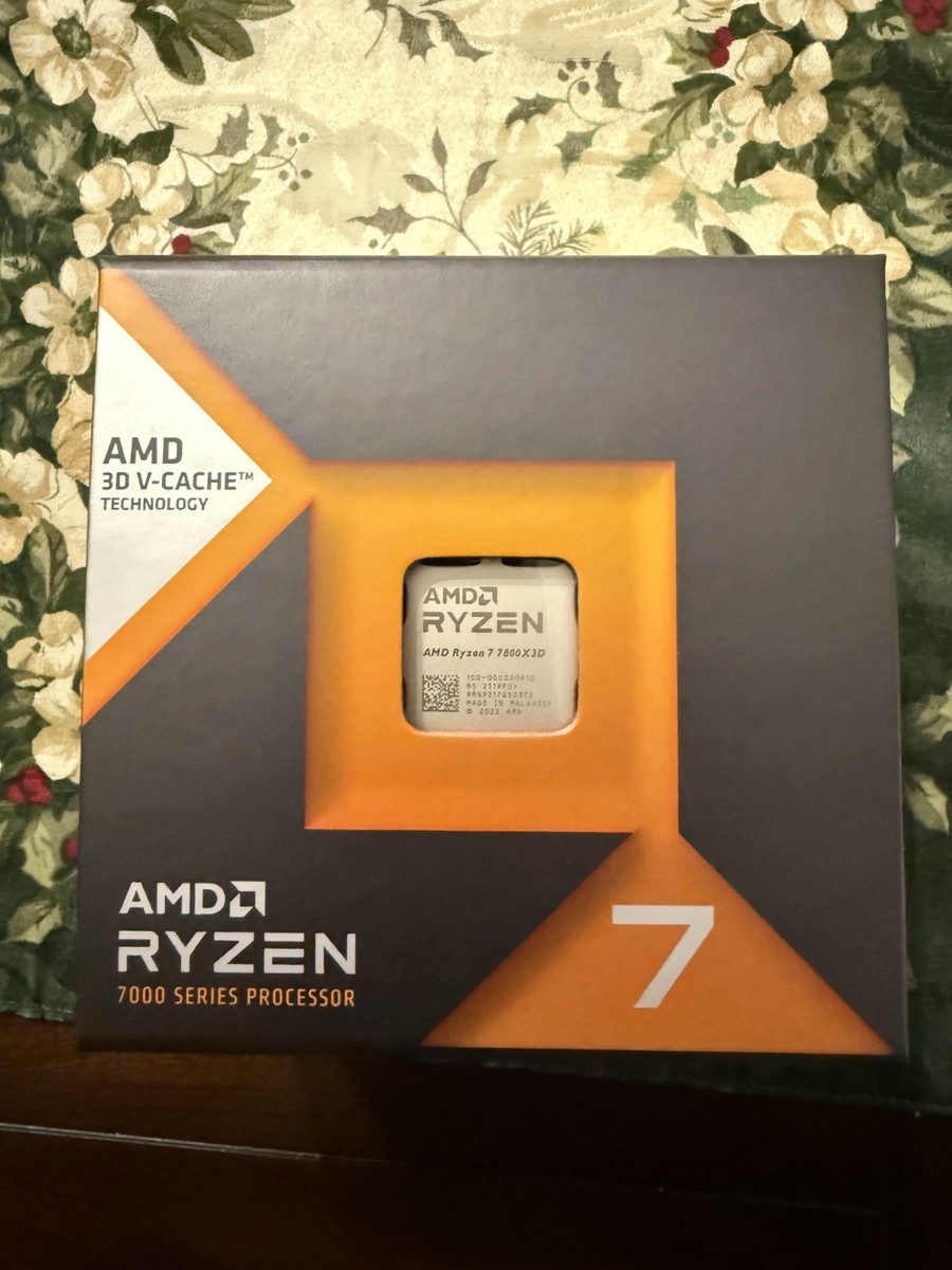 AMD Ryzen 7 7800X3D Processor (5 GHz, 8 Cores, Socket AM5) Boxed