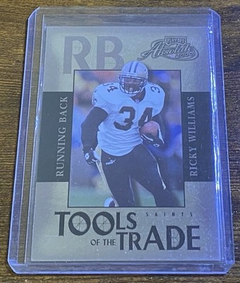 Ricky Williams 2000 Playoff Absolute Tools Of The Trade /1500 #TT-26 Saints