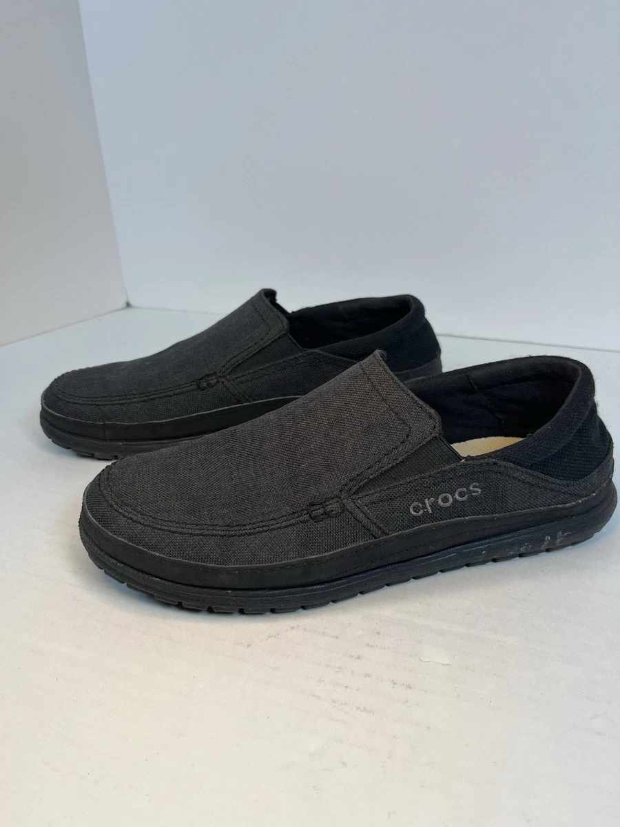 Crocs Canvas Black Casual Shoes for Men for sale | eBay display picture 1
