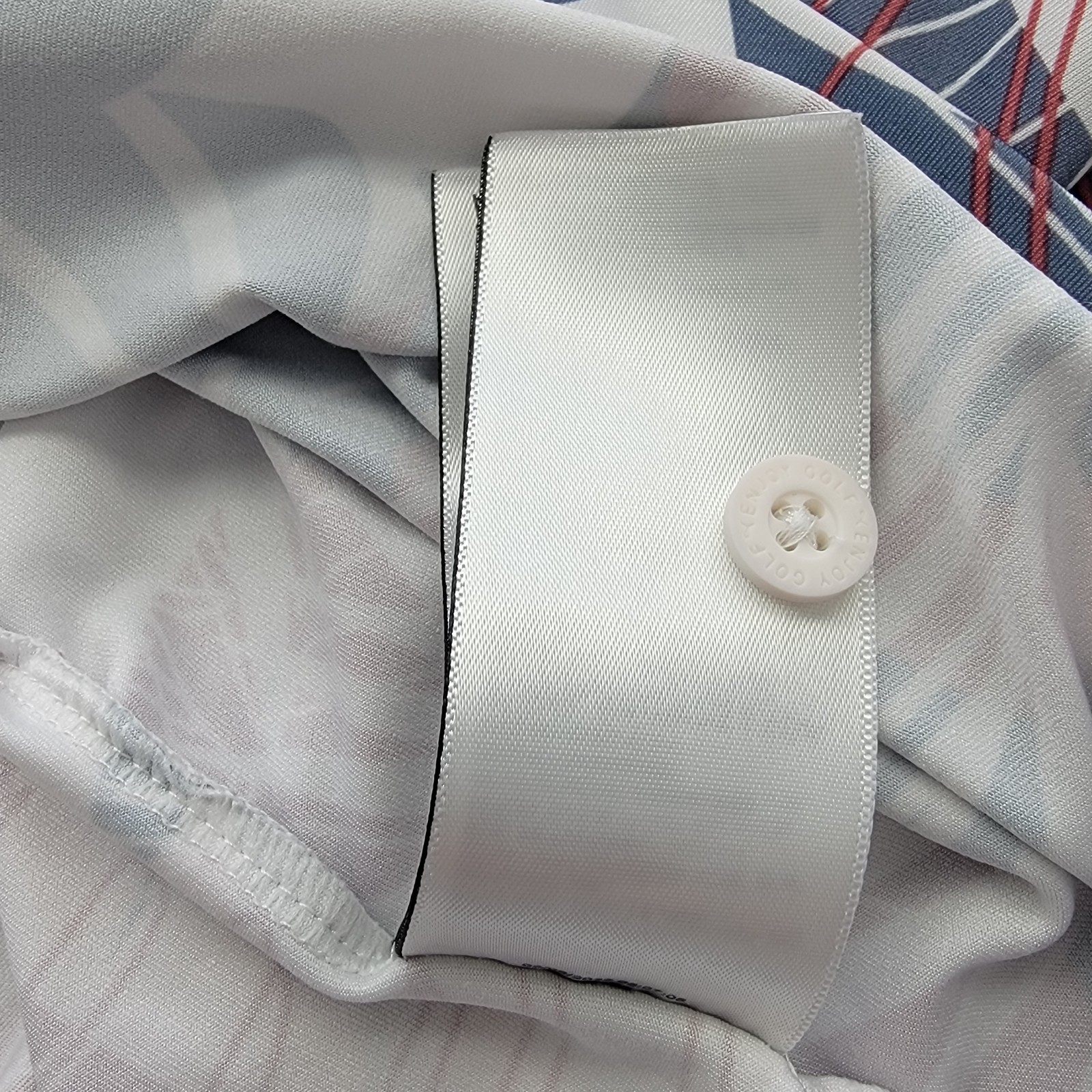 Puma Golf Multi Color Geo Golf Polo Short Sleeve Shirt Heritage Pines Mens XL thumbnail 9