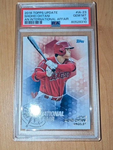 2018 Topps Update Shohei Ohtani ROOKIE An International Affair RC #IA-23 PSA 10