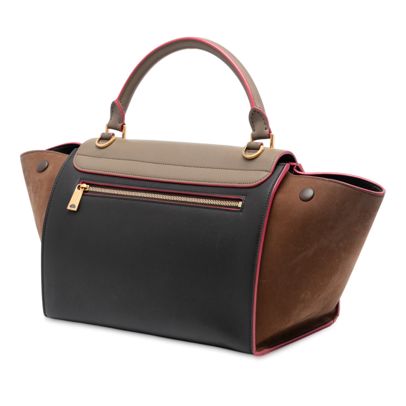 Authenticated Celine Small Tricolor Calfskin and … - image 2
