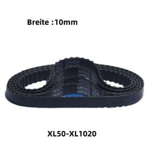 Rubber Timing Belt Drive Belt XL50 -  XL1020 Synchronous Width 10mm Pitch 5.08mm