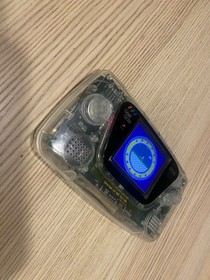Working!!! Sega GAME GEAR w/ IPS Screen Clear Shell Dual ASIC VA0