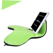 Multi-Angle Soft Pillow Lap Stand for Tablets, iPads, Style A-Grass Green