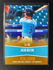 2025 Sugar Land Space Cowboys Top Prospects GOLD (Astros) Jacob Melton /100!!!