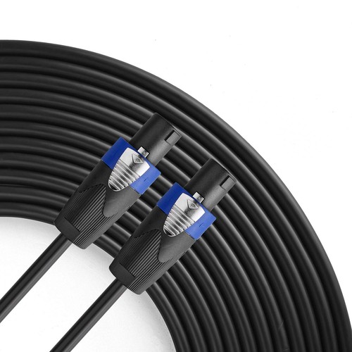 Yoico-Pro 25 Feet 12AWG Speakon to Speakon Cable - Heavy Duty 25ft 12 Gauge S...