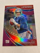 2019 Panini Rookies & Stars Eli Manning 24/35 Great American Heroes Purple TT4