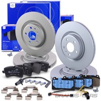 ATE Bremsscheiben +Ceramic BremsbelÄGe+Kontakt Vorne+Hinten FÜR Audi A6 C7 A7 4G