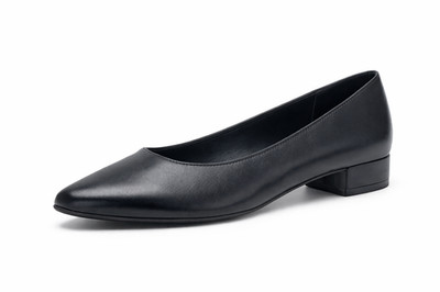 COX Damen Ballerina 38   Nappaleder Schwarz   Neu mit Karton   Klassisch Elegant