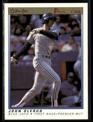 1991 O-Pee-Chee Premier #92 John Olerud Baseball Card 1103W