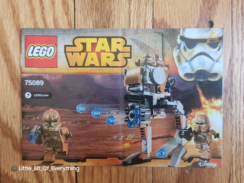 LEGO Star Wars 75089 Geonosis Troopers 100% Complete Walker w/2 of 4 Mini Figs - Picture 3 of 5