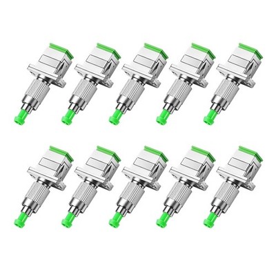 FCA to SCA Fiber Optic Adapter, Male-Female Simplex Singlemode 10 Pack S607