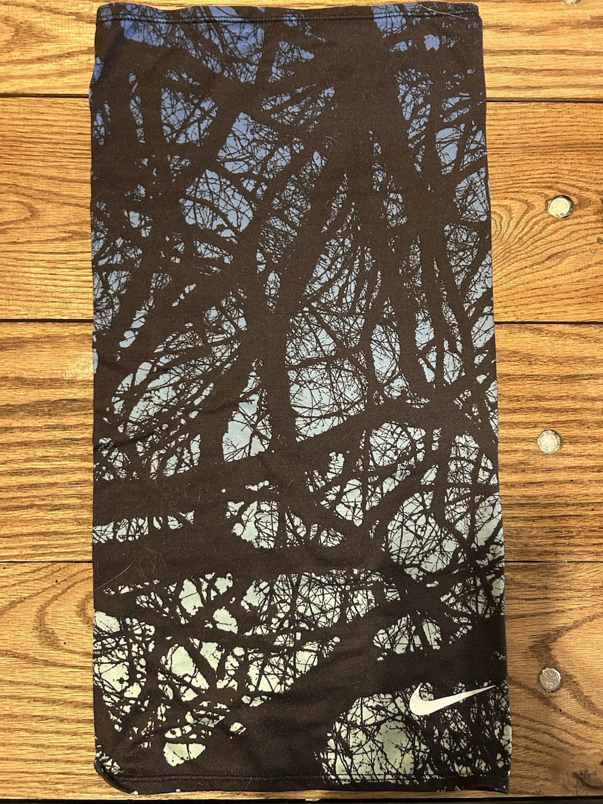 Nike Black/Blue/Green Tree Patterned Neck Gaiter Bandana Outdoor Sport
Opens in a new window or tab