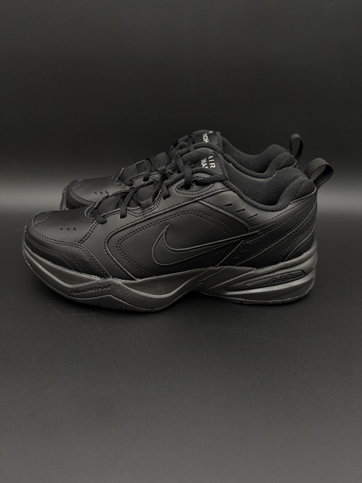 Nike Air Monarch IV Black/Black 415445 001 Medium Width Dad Men's Shoes Comfort thumbnail 2