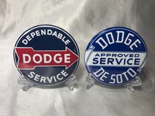 Lot Of 2 Retro Mopar Dodge Button Pins 3 Dependable Approved Service Lot Of 2 Retro Mopar Dodge Button Pins 3 Dependable Approved Service