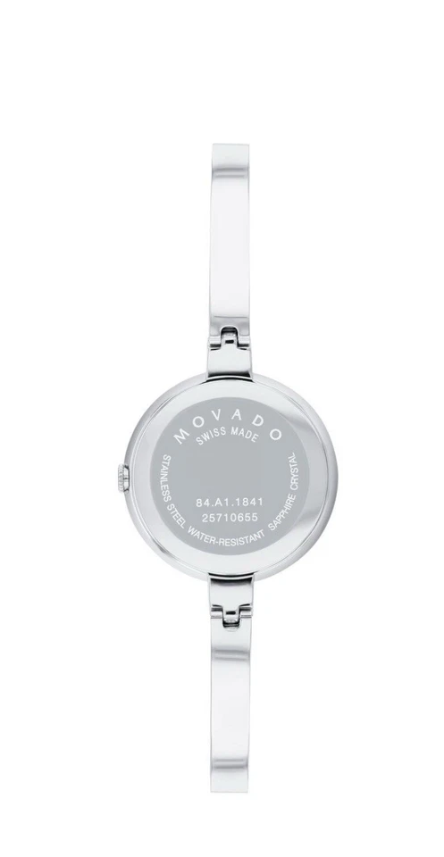 Nuevo reloj brazalete Movado Ela para mujer de acero inoxidable de 25 mm 0607727 Foto 3 de 4