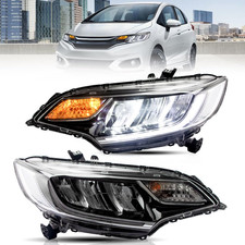 Pair Vland Full Led Headlights For Honda Fit 2014-2020 Front Lamps Assembly Lhd Pair Vland Full Led Headlights For Honda Fit 2014-2020 Front Lamps Assembly Lhd