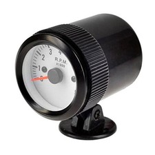 Car Motor Vehicle Black Face 2" 52mm Pointer Tacho Tachometer Tacho Gauge