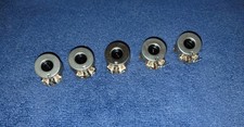 5) Vintage 1967 CTS Bias Potentiometers Panel Mount Twist Lock Tabs 50K Linear