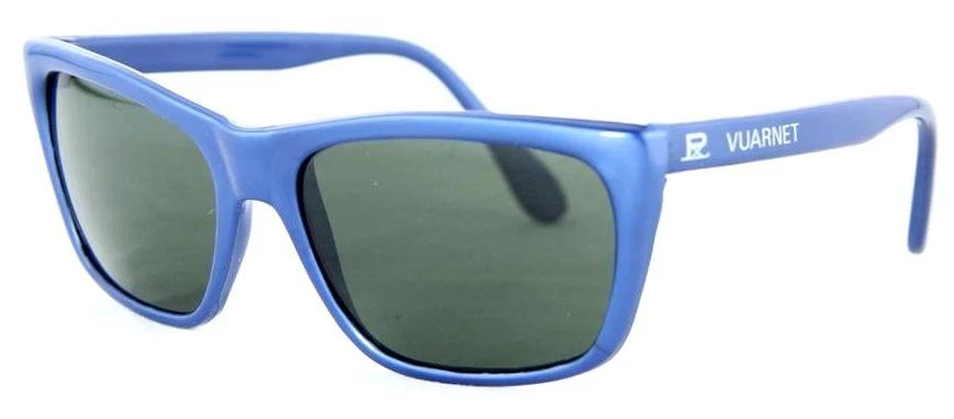 259 $ Nuevo Vintage Vuarnet 006 Azul Gitano Gafas de Sol PX3000 Vidrio Lente Mineral Foto 2 de 3