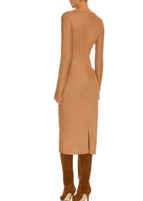 double knit dress DoCLASSE Double Knit Jersey Key Neck Jumper Dress 105cm