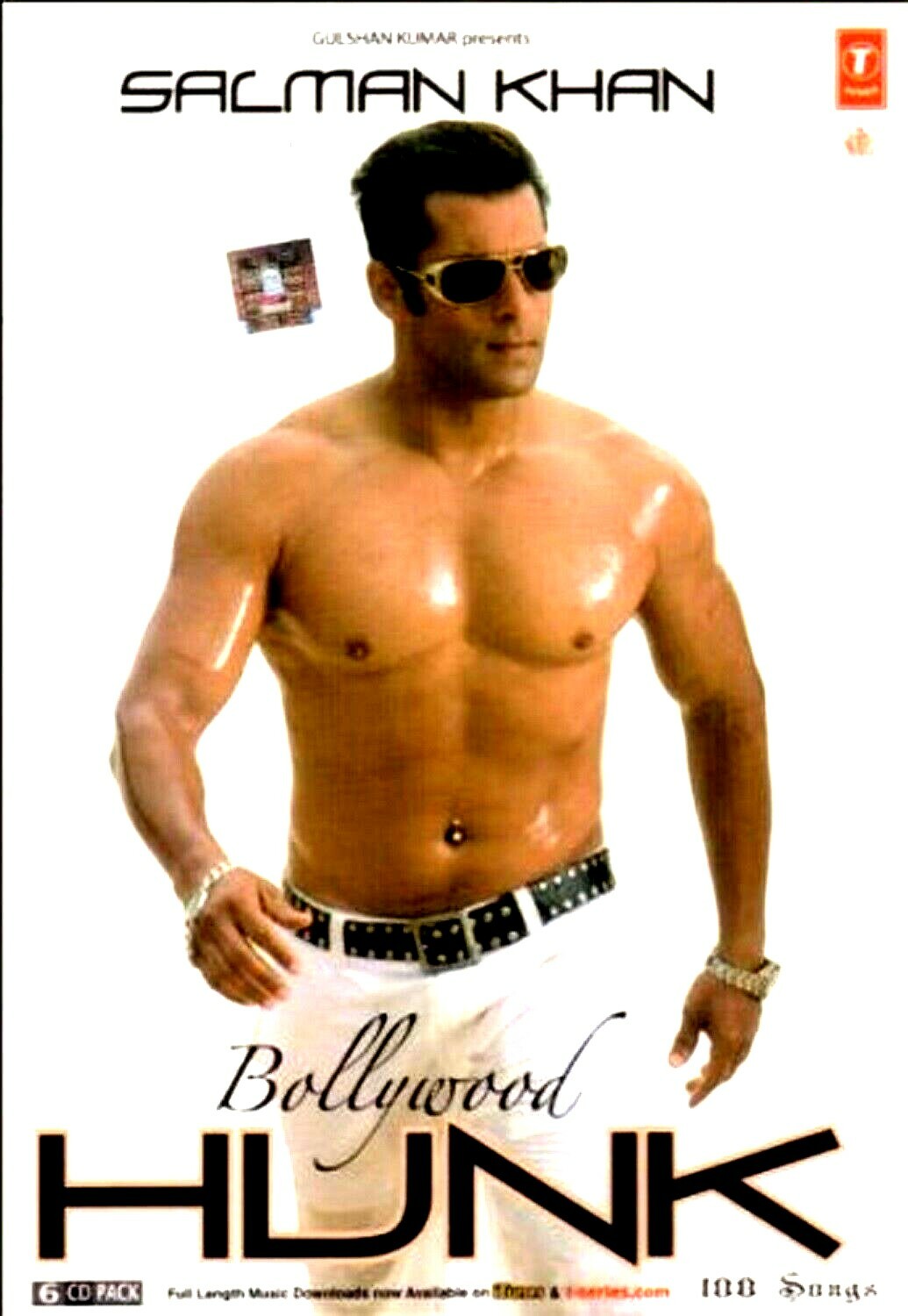 SALMAN KHAN - BOLLYWOOD HUNK - NEW  BOLLYWOOD DVD - CARDBOARD COVER