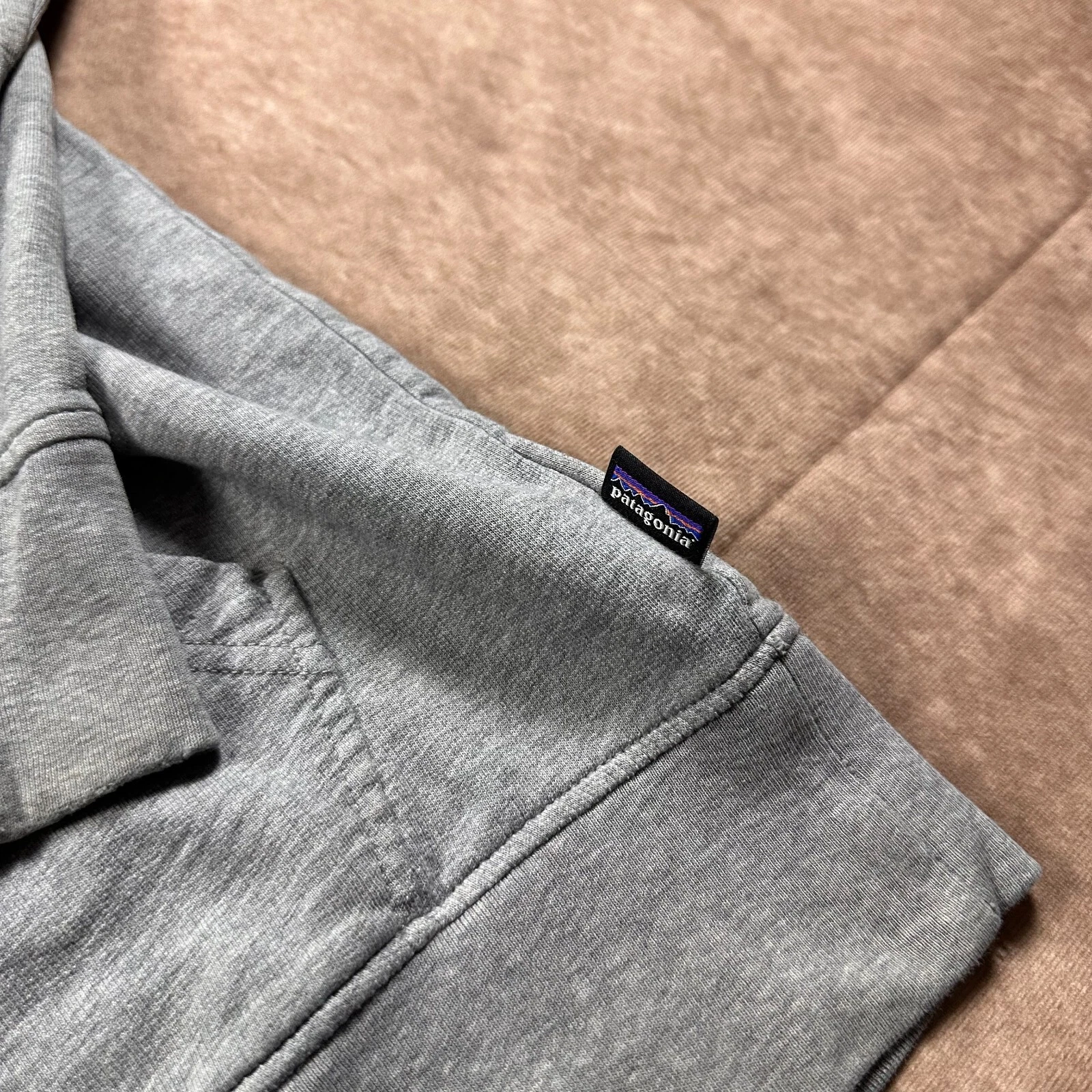 patagonia lightweight full zip gorpcore distressed hiking jacket