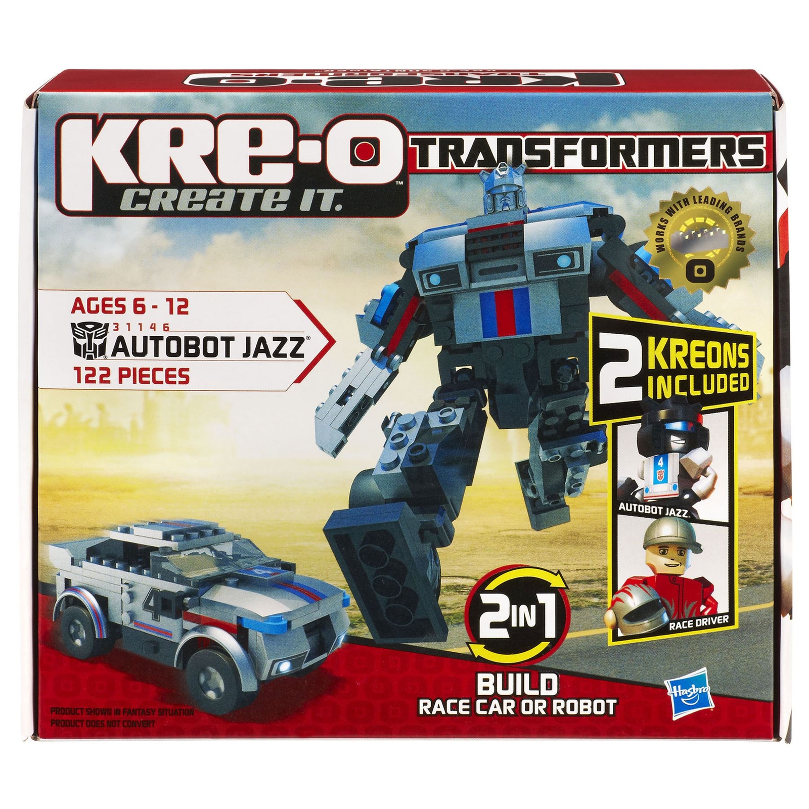 KRE-O Transformers AUTOBOT JAZZ 2-in-1 Construction Set