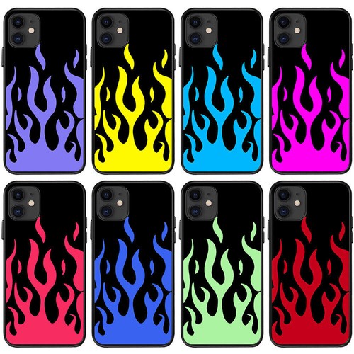 Flames SE XS 11 For Iphone 5 6s 7 Pro XR Max 8+ Silicone Phone X 6 2024 - Picture 4 of 15