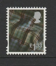 GB SG S144 MNH MINT STAMP Scotland &pound;1.33 Scottish Tartan Regional Definitive