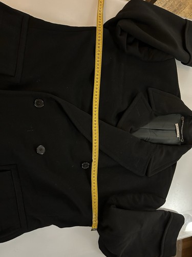 Cappotto Hermes in cashmere nero da uomo taglia 54 leggermente indossato - Foto 12 di 16