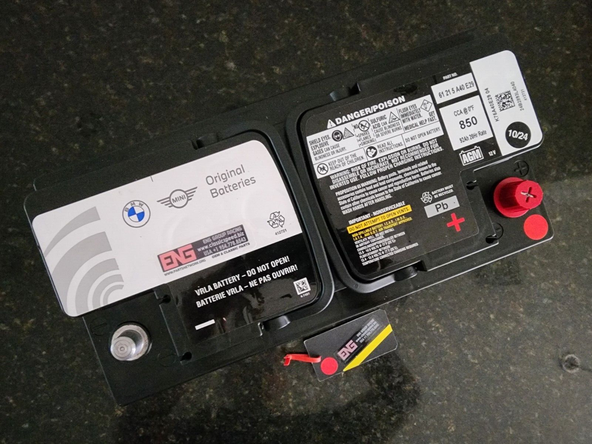 2024 BMW OEM AGM Battery 92AH CCA850 | 612010 61212353812