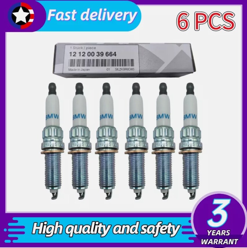 NGK Laser Iridium two step colder spark plugs x6 for BMW N54 3.0L 135i ...