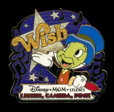 WDW MGM Studios Jiminy Cricket Wish Lights, Camera, Pins! #7 LE