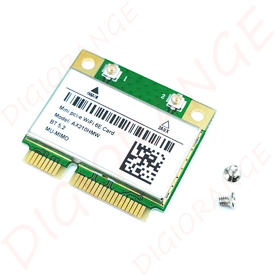 Wifi 6E 3000Mbps Bluetooth 5.2 AX210HMW For Intel AX210 Wireless Mini PCI-E Card - Image 3 of 4