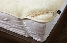 COPRILETTO COPRILETTO SOTTO COPERTA CASHMERE MERINO PURA LANA Coprimaterasso 