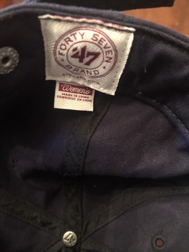 47 Brand Bird Mascot Womens Black Baseball Cap Hat - NWT - Picture 3 of 4