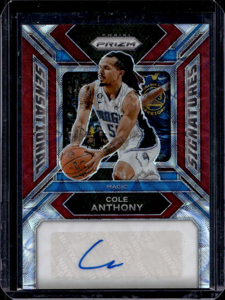 Cole Anthony 2023 Prizm #SS-CA Sensational Signatures - Choice /88