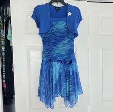 Amy’s Closet Blue Sparkly Dress
