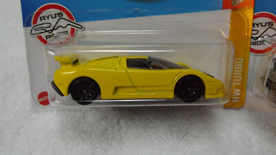 Hot Wheels Lot of 3 Yellow Silver & Blue 94 Bugatti EB110 SS