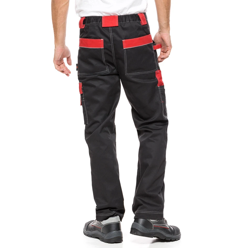 Pantalon homme Avacore HELIOS pantalon noir-rouge - Photo 2/4