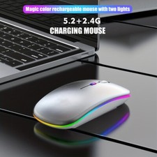 Dual Mode 5.1 2.4g Wireless Gaming Mouse, USB Rechargeable Mouse