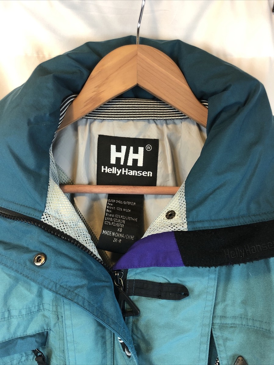 Helly Hansen Ski Jacket XS Equipe Tech Teal | eBay