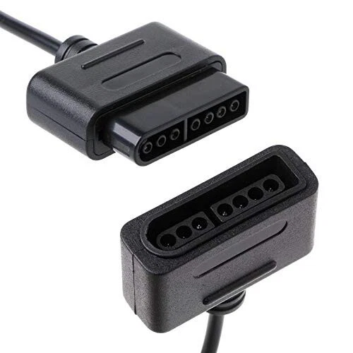 EXTENSION CABLE FOR SUPER NINTENDO SNES SUPER FAMICOM SFC CONTROLLER 1.8M - Image 4 of 4
