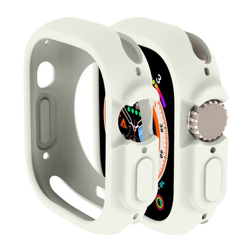 For Apple Watch Ultra 49mm Candy Matte Soft Cover Case Bumper Shell Frame TPU - Zdjęcie 25 z 28