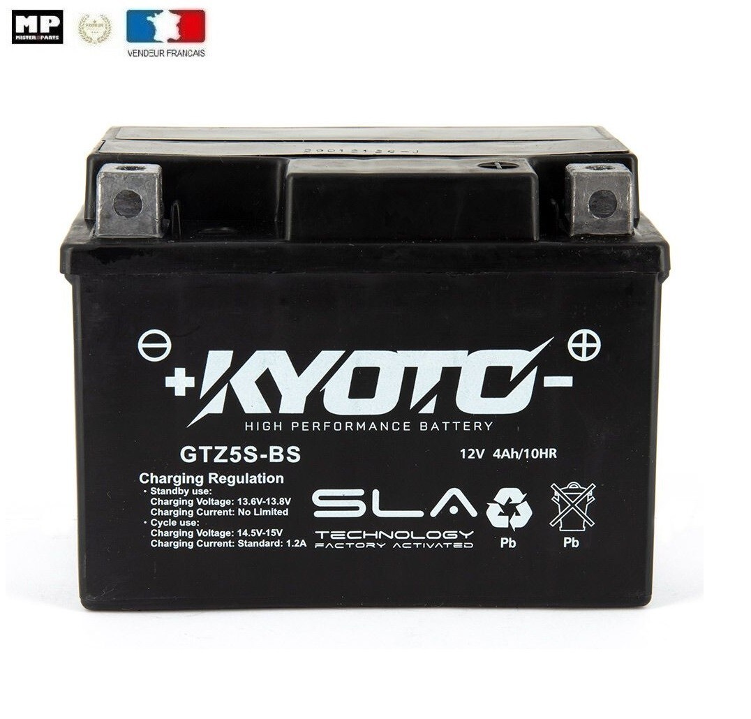 Batterie moto 12V YTZ5S-BS idéale pour les sorties enduro en pleine nature